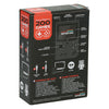 Gamebox - console di gioco portatile con 200 giochi - nera