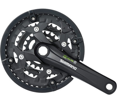 Shimano Crankset 9 Speed ​​Alivio FC-T4010 Octalink con braccio a manovella da 175 mm 44 x 32 x 22t nero