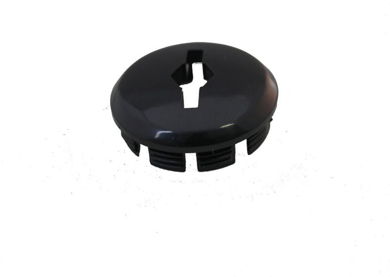 Tapa de manivela de plástico negro (25 piezas)