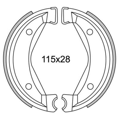 NEWfren Brake Segment Set GF1295 Velocita