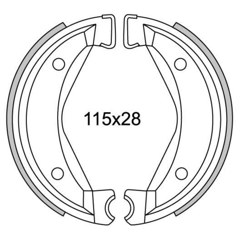 NEWfren Brake Segment Set GF1295 Velocita