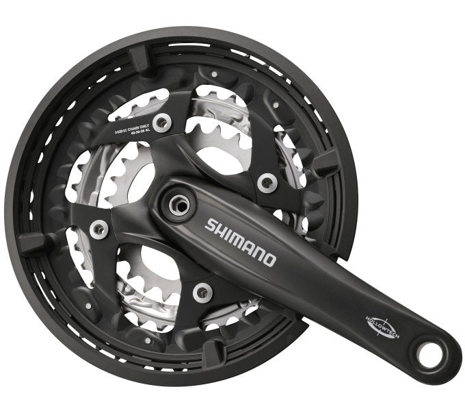 SHIMANO CANTACE 3 X 10 Velocidad Trekking FC-T521 con Crankarm de 175 mm 48-36-26T Octalink negro