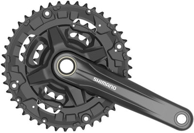 Shimano Crankset 3 x 9 velocità FC-MT210-3 con crankarm da 175 mm 40-30-22t nero