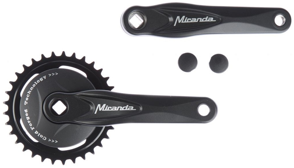 Miranda Alfa 1 Crank set con disco de 95 mm negro 33 tands 572233
