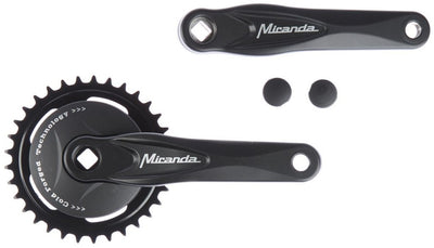 Miranda Alfa 1 Crank Set con disco 95mm nero 33 tands 572233