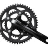 Shimano Crankstel 2 x 10 speed Road FC-RS400 175 50-34 holle as zwart
