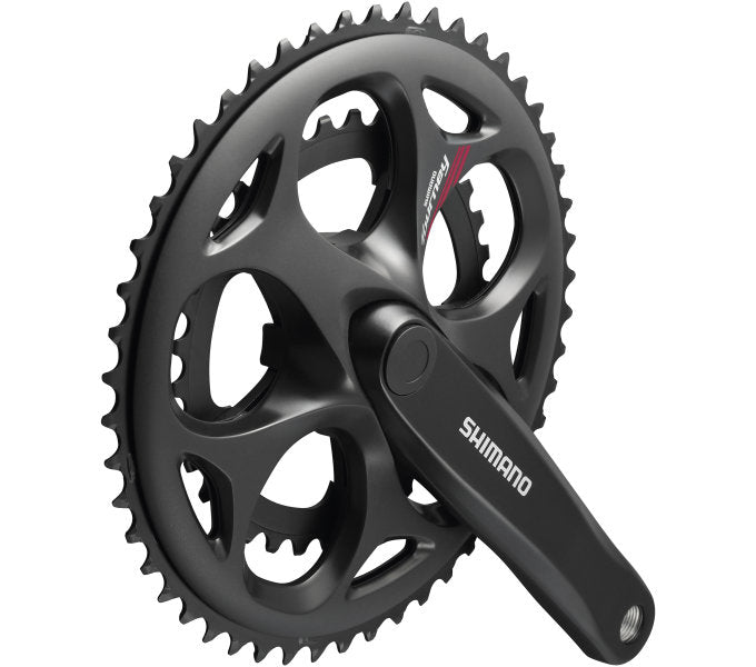 SHIMANO CRANKSET 7 8 Speed ​​Tourney FC-A070 Compact 170 50-34T con asse quadrato nero