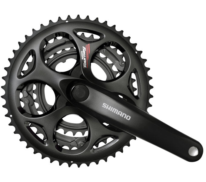 SHIMANO CRANKET SET 7 8 Speed ​​Tourney FC-A073 170 50-39-30T con asse quadrato nero