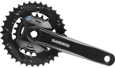 Shimano Crankset 2x 7 8 velocità FC-M315-2 con braccio a manovella da 175 mm 36 x 22t nero