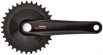 Shimano crankstel 33t nexus c6000 met 170mm crankarm zilver