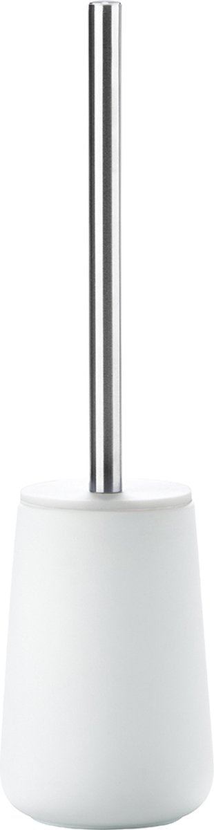 Zone denmark nova scopino per WC con supporto - scopino per WC da terra - accessori per WC e bagno - porcellana - 37 x 10,3 cm - bianco