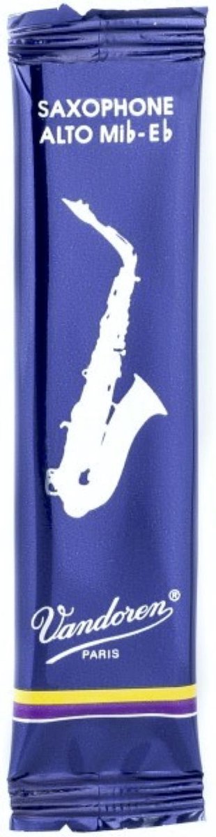 Vandoren saxofón alto clásico 1.5 caja con 10 cañas - caña para saxofón alto