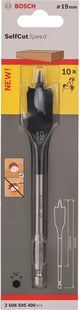 Bosch - set di trapani speed self cut speed, esagono 19 x 152 mm