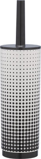 Scopino per WC Sealskin Speckles con supporto da terra - nero