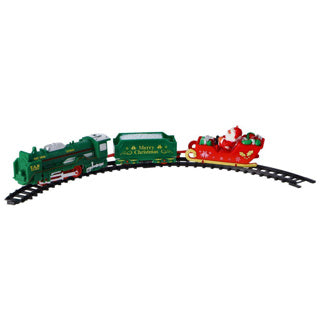 Overige merken kersttrein met licht en geluid 25-delig