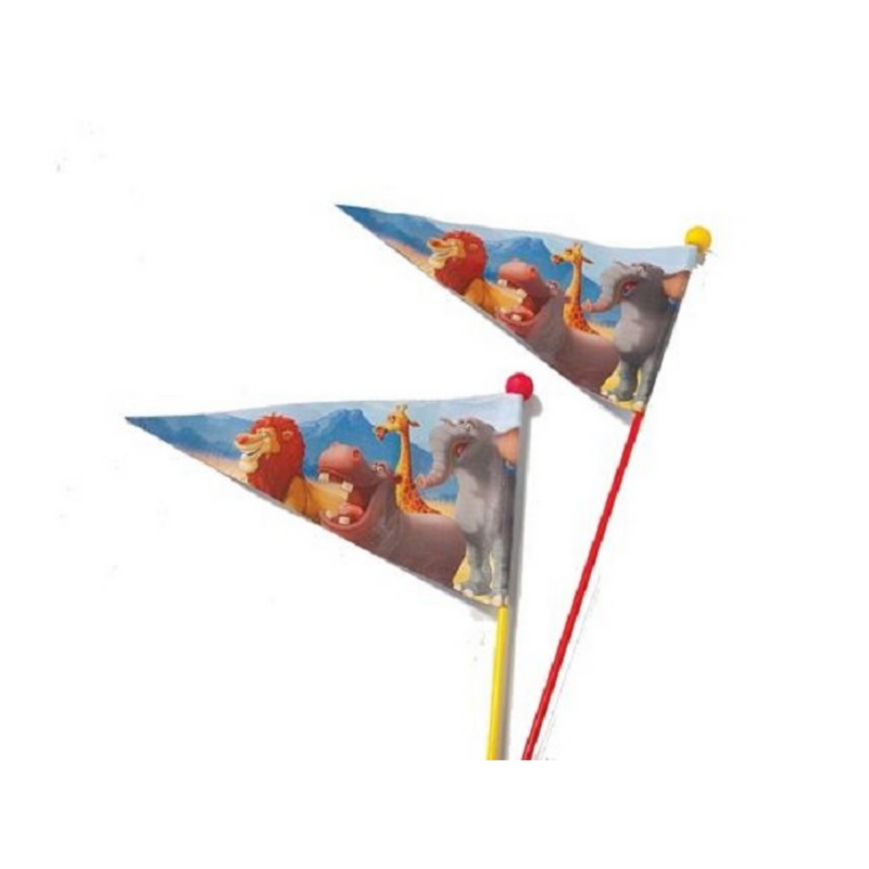 Bandera de bicicleta de ancho de Widek Reino animal Widek