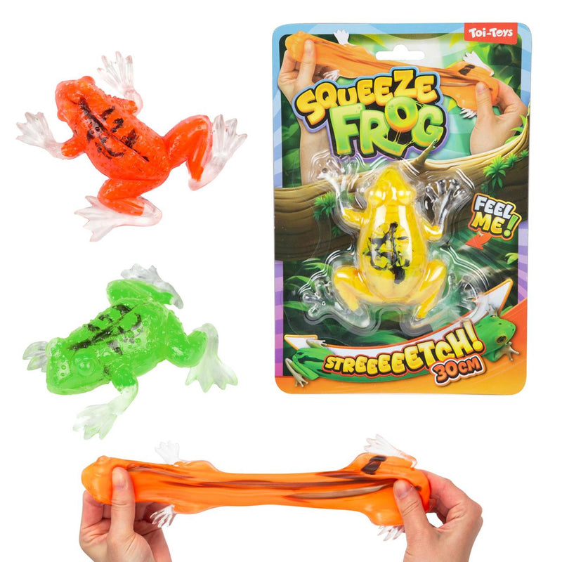Toi-toys rana moldeable estirable hasta 30cm