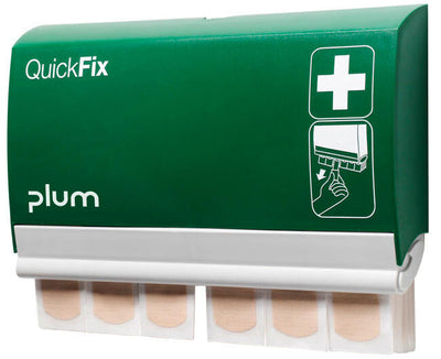 Plum pleisterdispenser quickfix elastic water resitsant plaster dispenser quickfi incl. 2x 45 patches