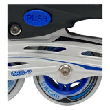 Street rider skeelers blauw zwart, maat 33-36 - afbeelding 3