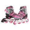 Kinder skeelers roze grijs, maat 29-32