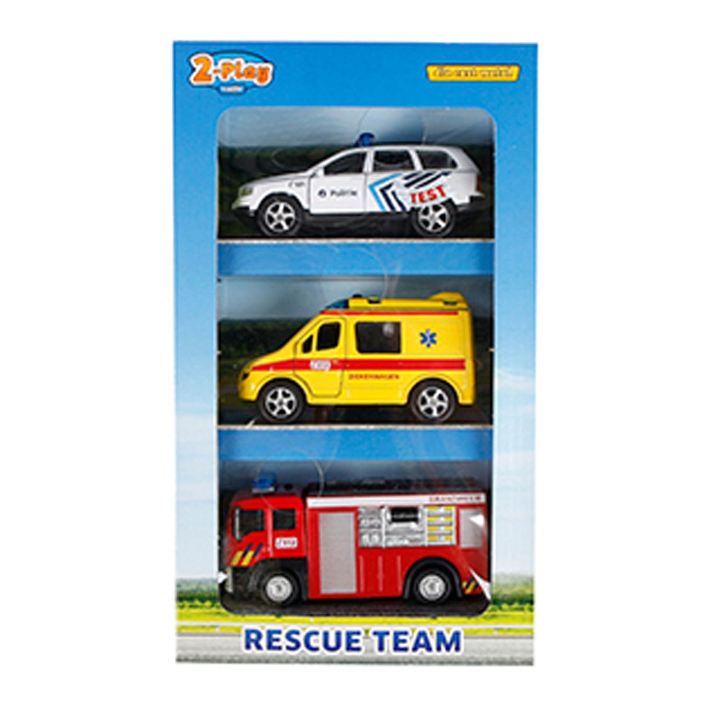 Vehículos de servicio de emergencia de 2 reproduces Bélgica