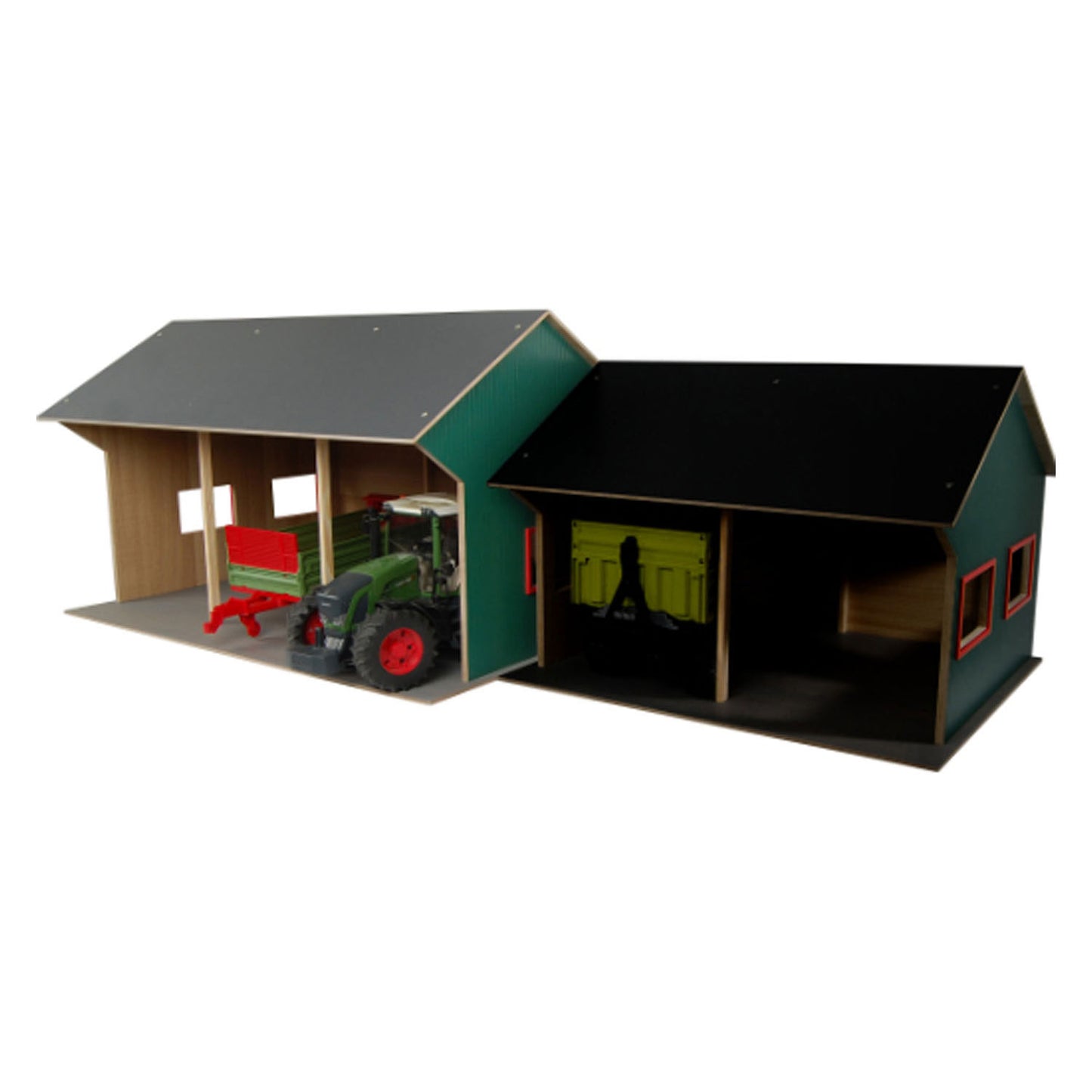 Localización agrícola de Kids Globe Globe para 3 vehículos, 1:16