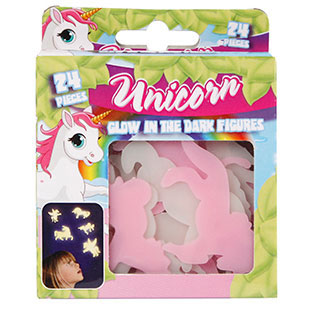 Bongers juguetes unicornio brillo en la oscuridad eenhoorns