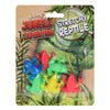 Jungle expedition stretch reptielen 10cm 6 stuks op kaart