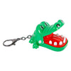 Jungle expedition bijtende krokodil sleutelhanger