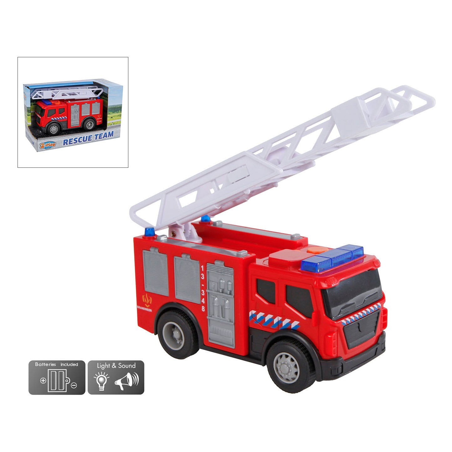 2-Play Play Fire Brigade Tanker NL Light Sound