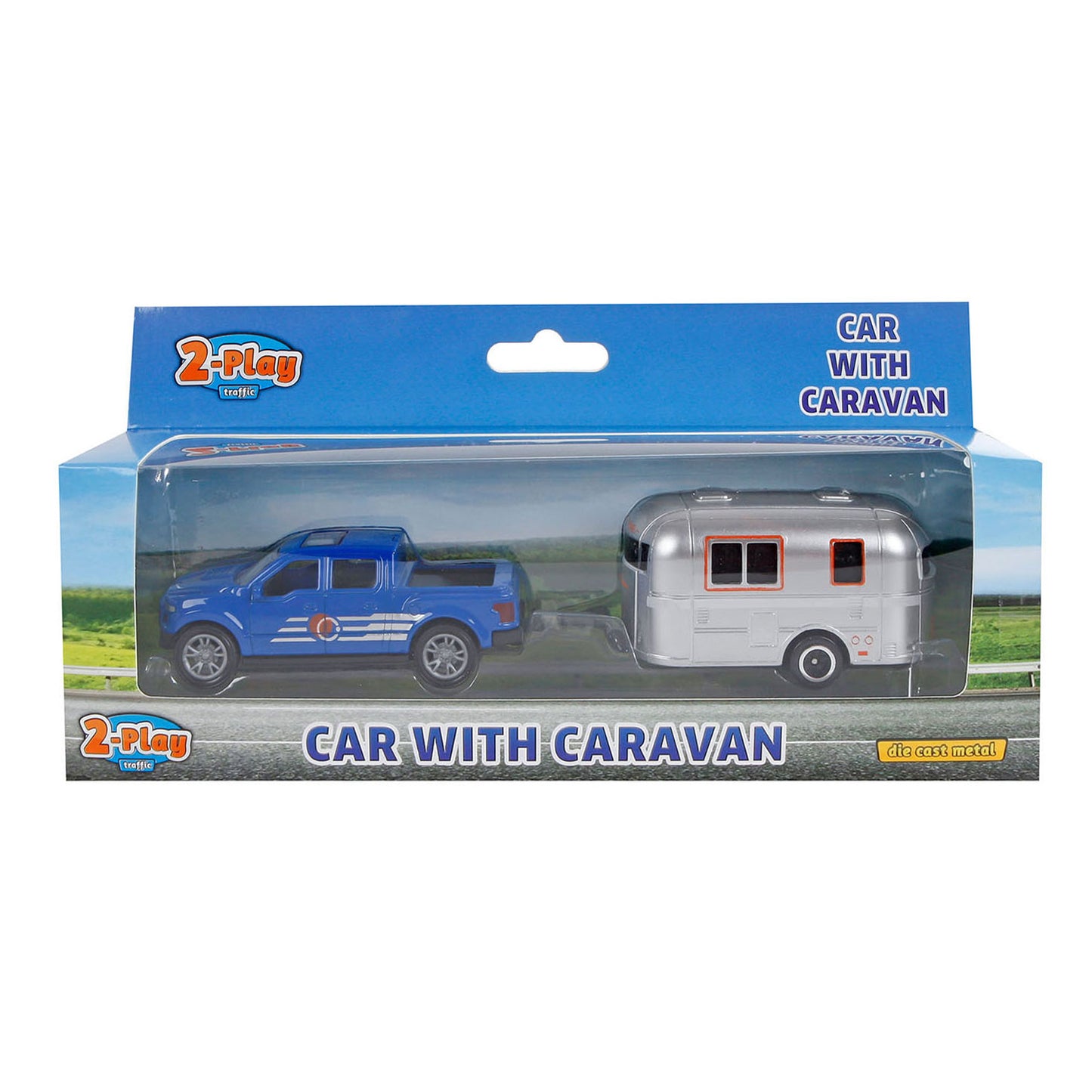2 Play Tire de tirar con caravana con caravana