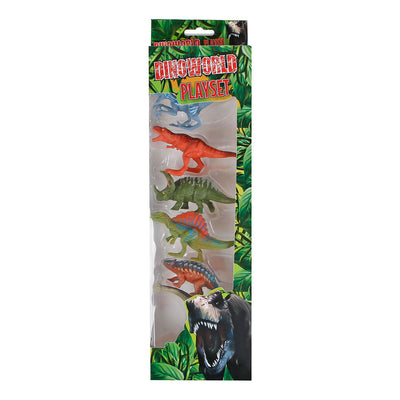 Dinoworld Dinosaur figuras, 6st.