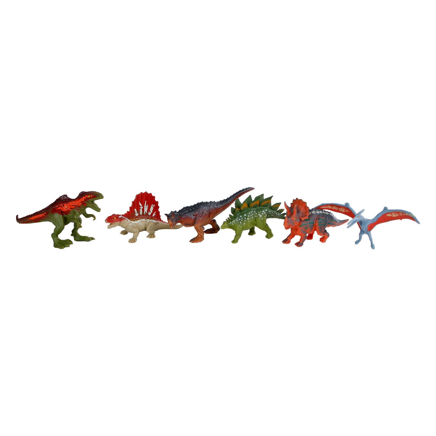 Dinoworld Dinosaur figuras, 6st.