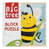 Toys amsterdam houten blokpuzzel dieren fsc, 4st.