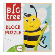 Bloque de madera Animales de rompecabezas FSC, 4st. - afbeelding 2
