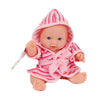 Toys amsterdam babypop met badjas, 20cm