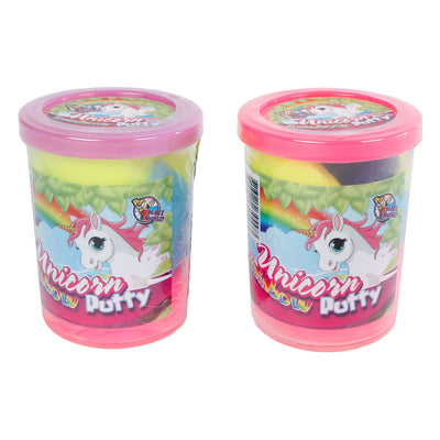 Colori arcobaleno di stucco unicorno, 115 gramma