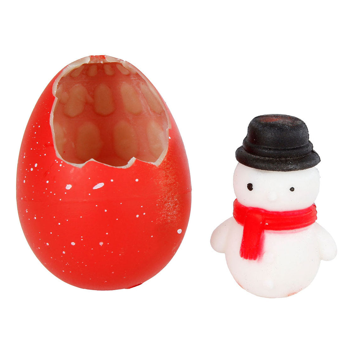 Growth-Egg Santa Claus Snowman, 6 cm