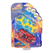 Roadstarblasters bumps and spin stunt car Die-cast with pull back function. - afbeelding 2