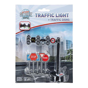 Kids Globe Globe Traffic Light con 3 luci e 5 segnali stradali - afbeelding 2