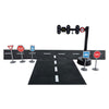 Kids Globe Globe Traffic Light con 3 luci e 5 segnali stradali