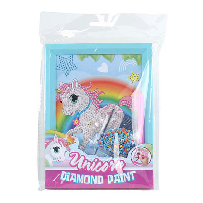 Unicorn Diamond Painting unicorno con cornice fotografica