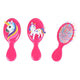 Unicornio de cepillo para el cabello, 12 cm