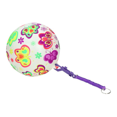 Palla gametime con farfalle sul cordone, 21 cm