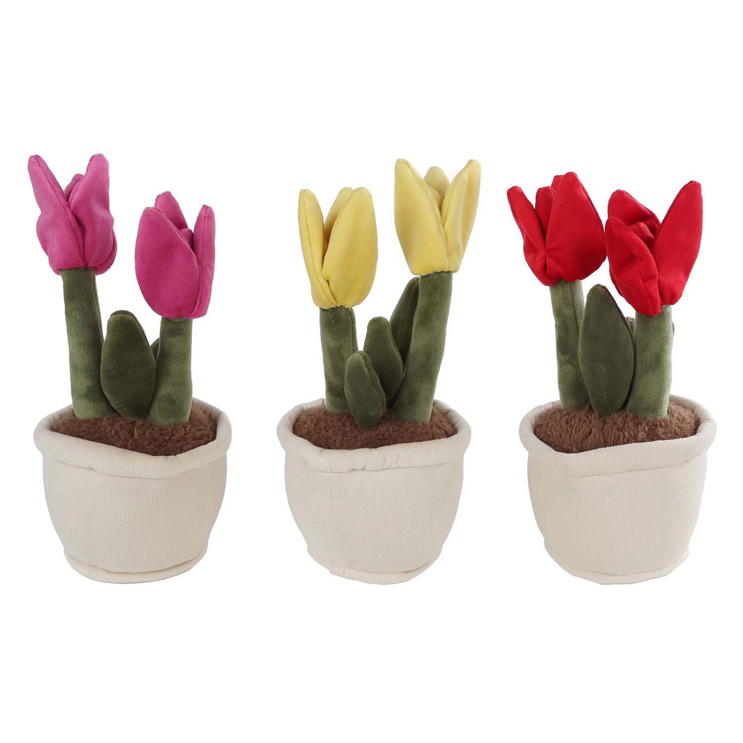 Llévame a casa Tulp Plant Cuddle Lader, 27 cm