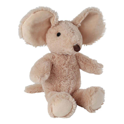 take me home knuffel pluche muis bruin, 33 50cm