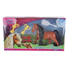 Horse friends speelfiguur paard met bekers