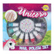 Unicornio de esmalte de uñas unicornio con pegatinas de uñas