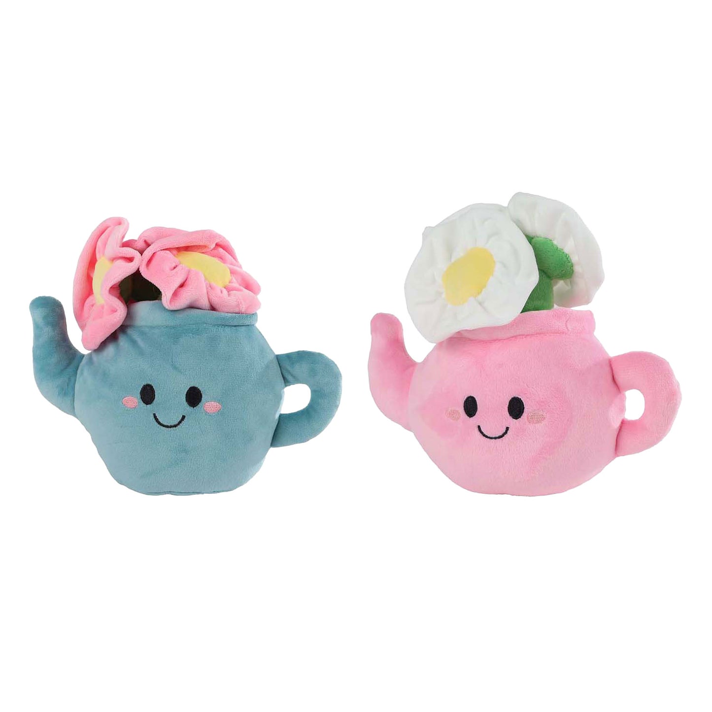 Take Me Home abbraccio peluche - teiera con fiori, 18 cm