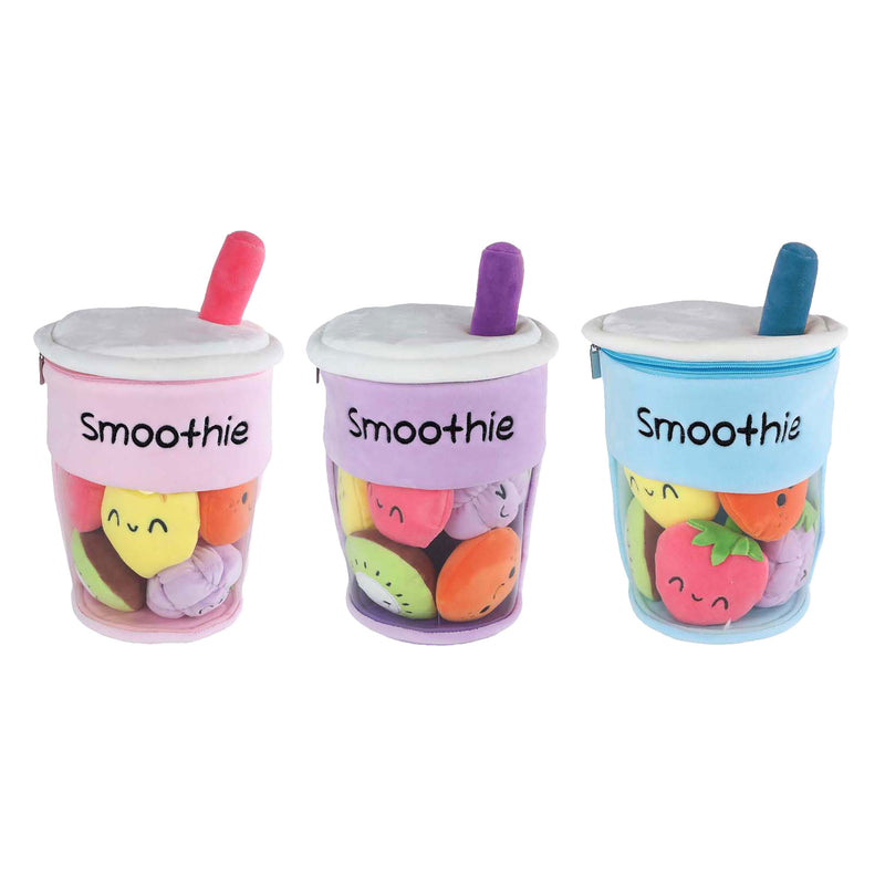 Menu soffice coccole peluche - tazza di frullata con frutta, 26 cm